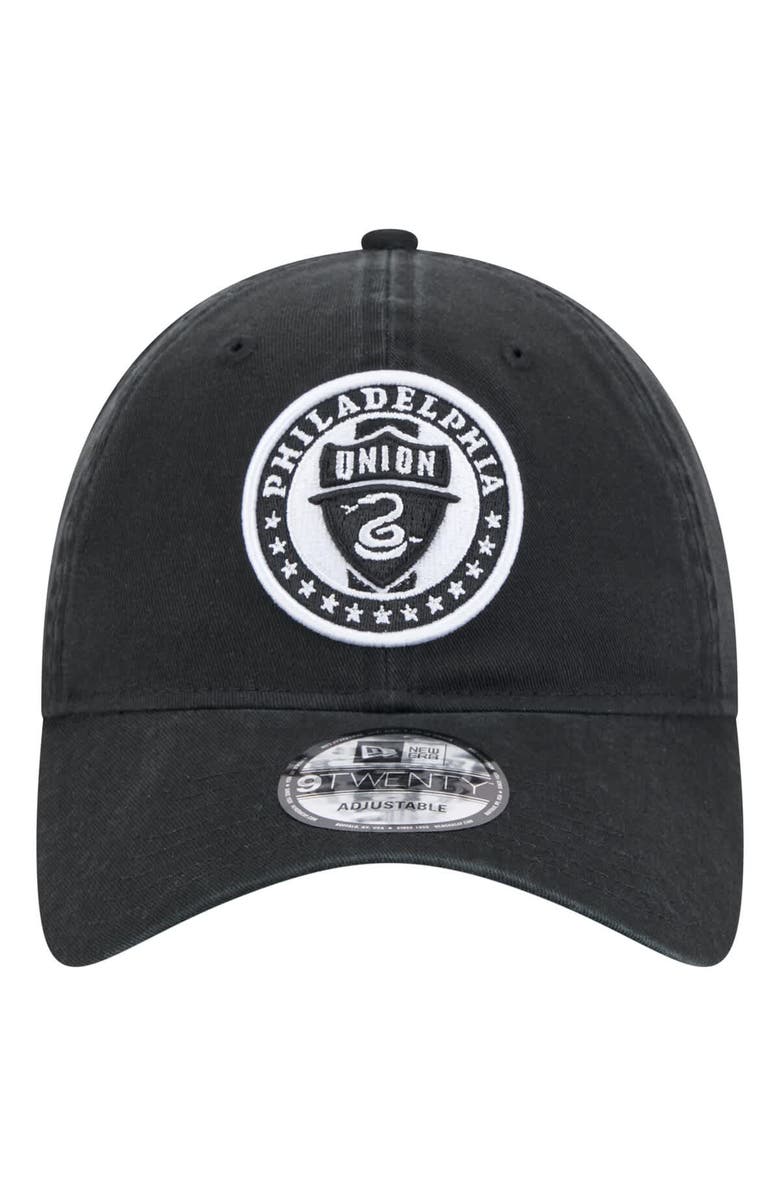 New Era Men's New Era  Black Philadelphia Union 2025 Kickoff 9TWENTY Adjustable Hat, Alternate, color, 