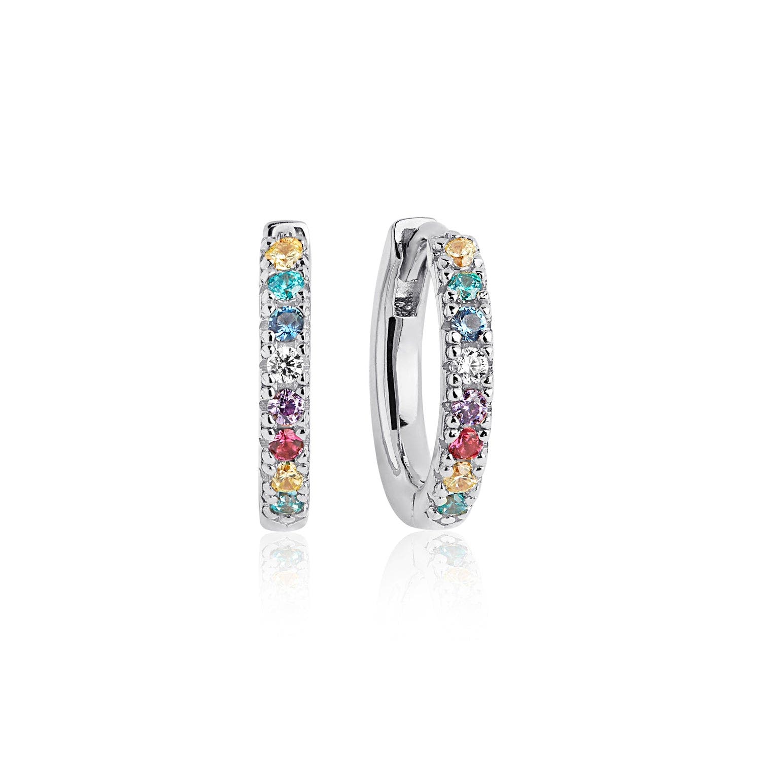 selected Sterling Silver / Rainbow