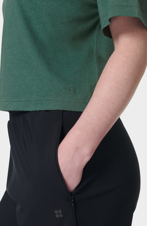 Sweaty Betty Essential Crewneck T-shirt In Glade Green