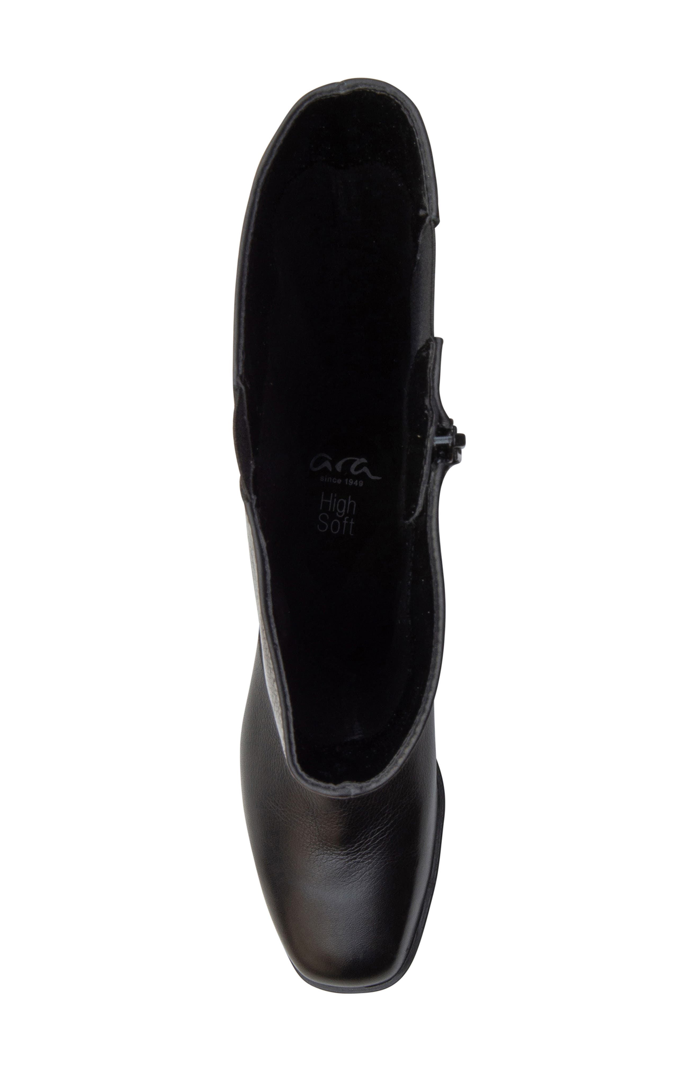 ara Grantham Riding Boot, Alternate, color, Black