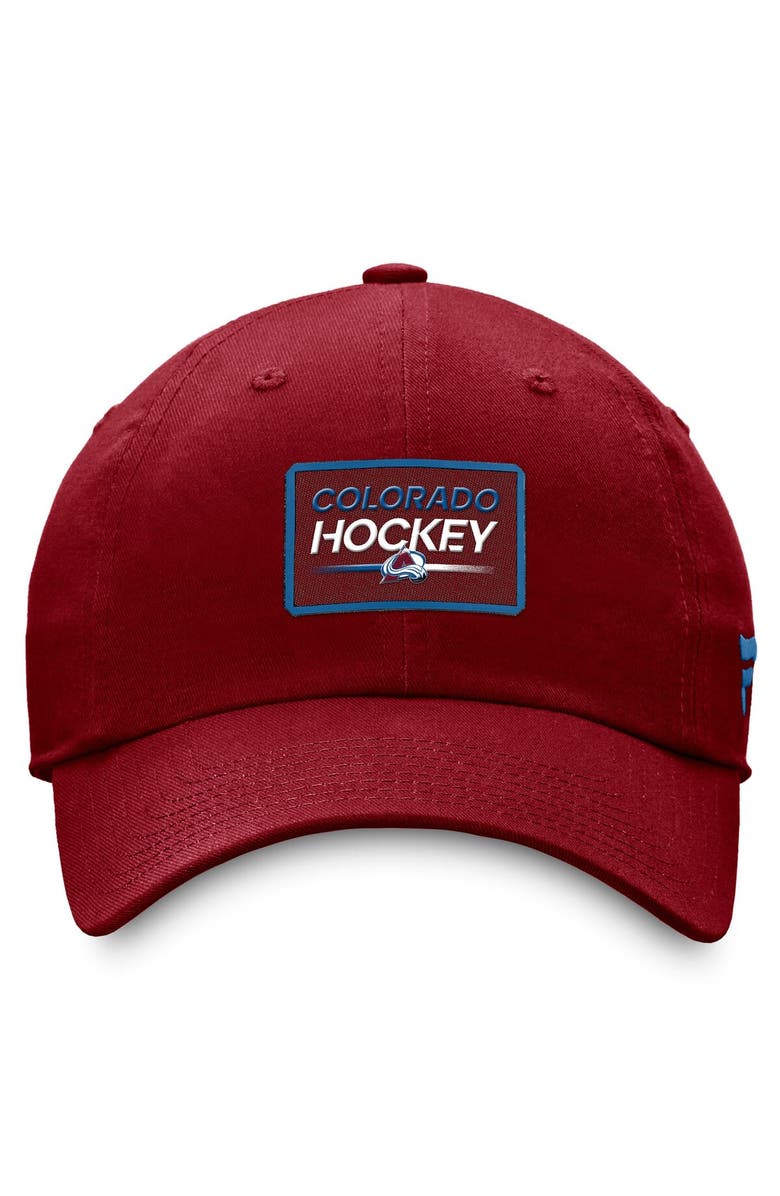 FANATICS Men's Fanatics Branded Burgundy Colorado Avalanche Authentic Pro Prime Adjustable Hat, Alternate, color, Burgundy