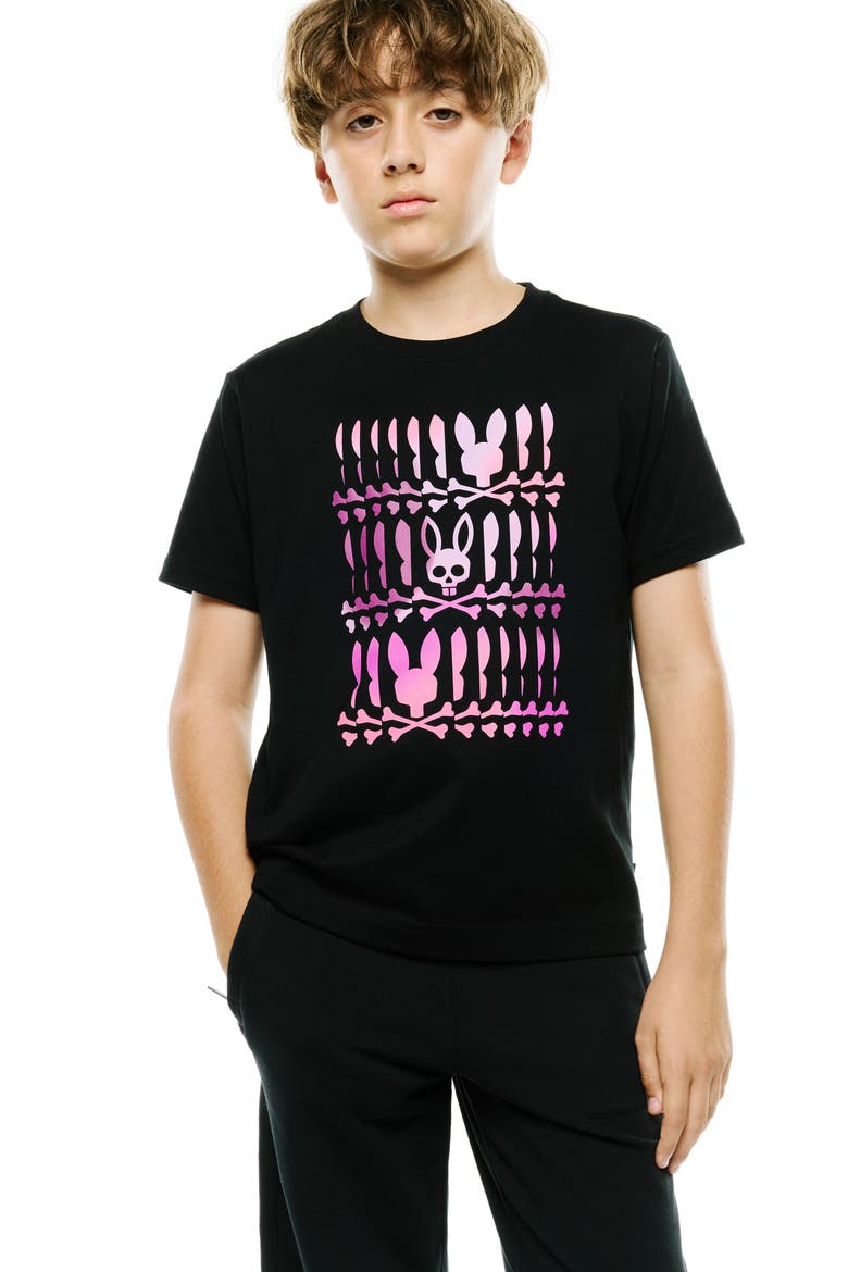 Kids' Lewis Graphic Tee, Alternate, color, BLACK
