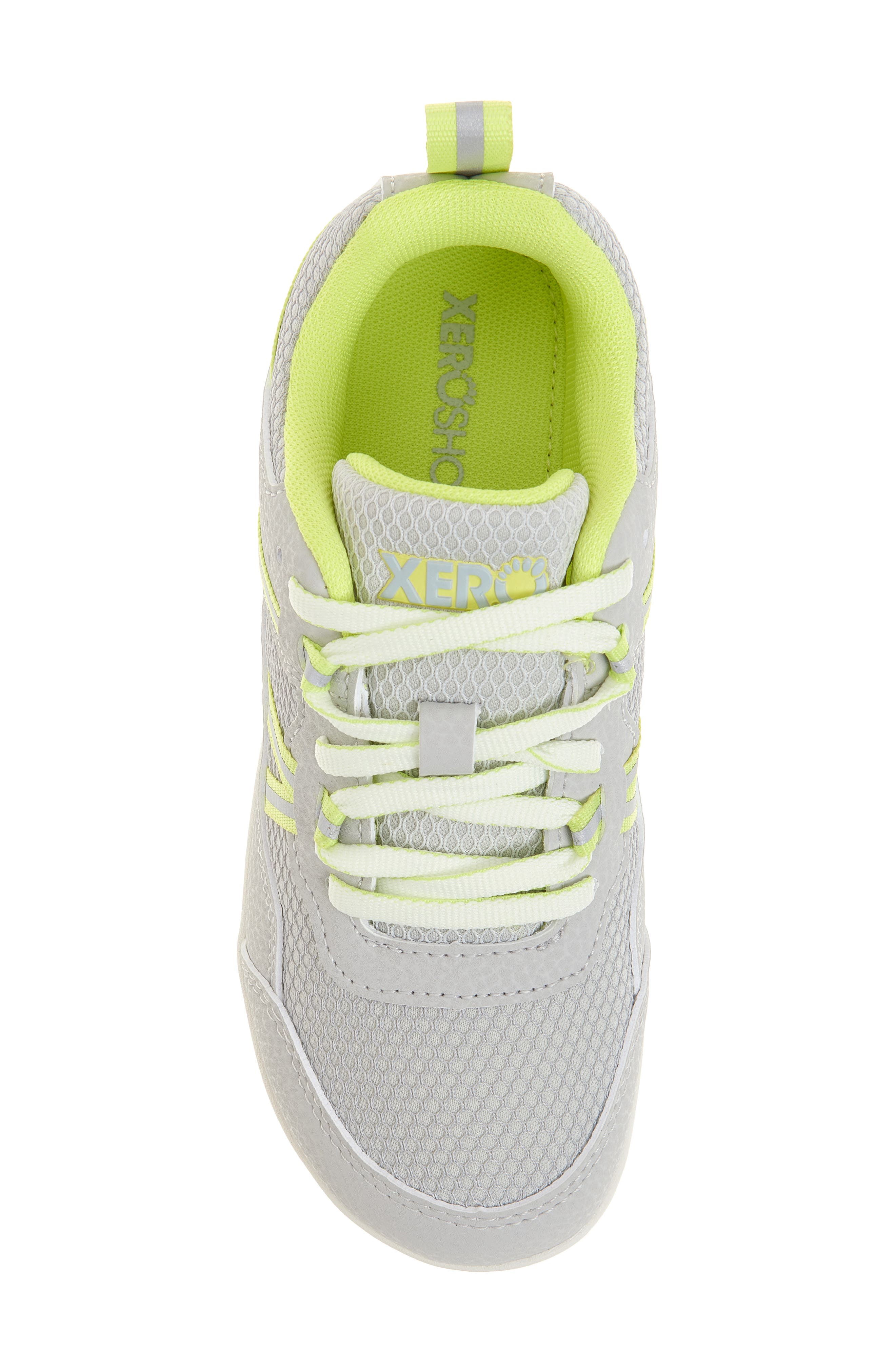 XERO SHOES Kids' Prio Sneaker, Alternate, color, Lunar Rock/Sunny Lime