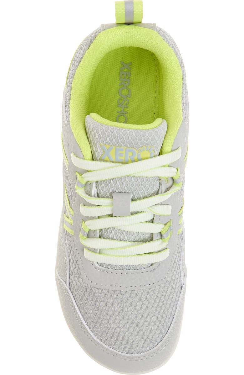 XERO SHOES Kids' Prio Sneaker, Alternate, color, Lunar Rock/Sunny Lime