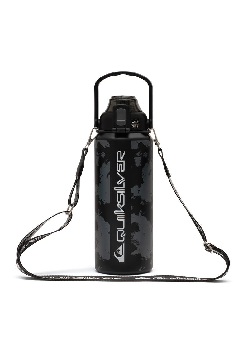 Ventura Double Walled Insulated 30oz Stainless Steel Tumbler with Cross Body Strap, Main, color, Tie-Dye