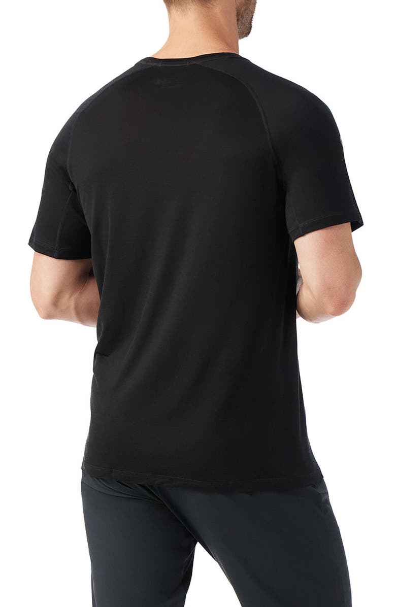 Smartwool Active Ultralight Performance T-Shirt, Alternate, color, Black