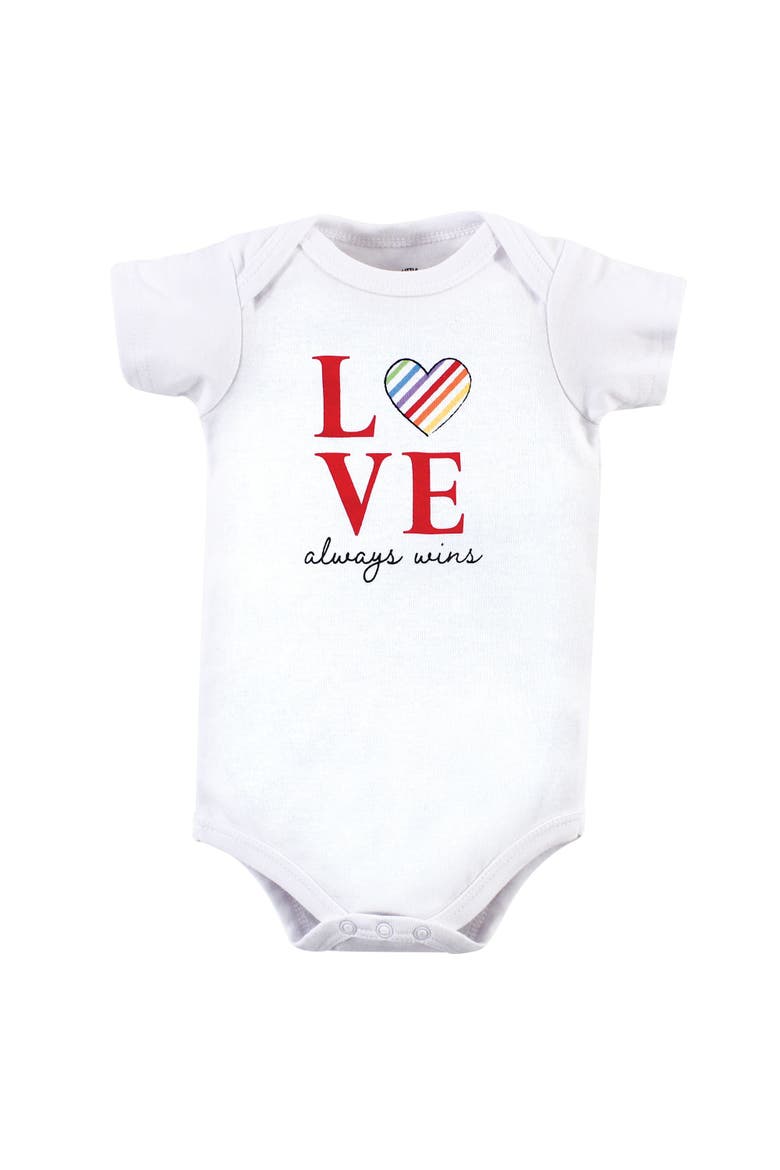 Soft Cotton Full Outfit for Baby Bodysuit, Pants, and Booties Set, Alternate, color, Love Always Wins