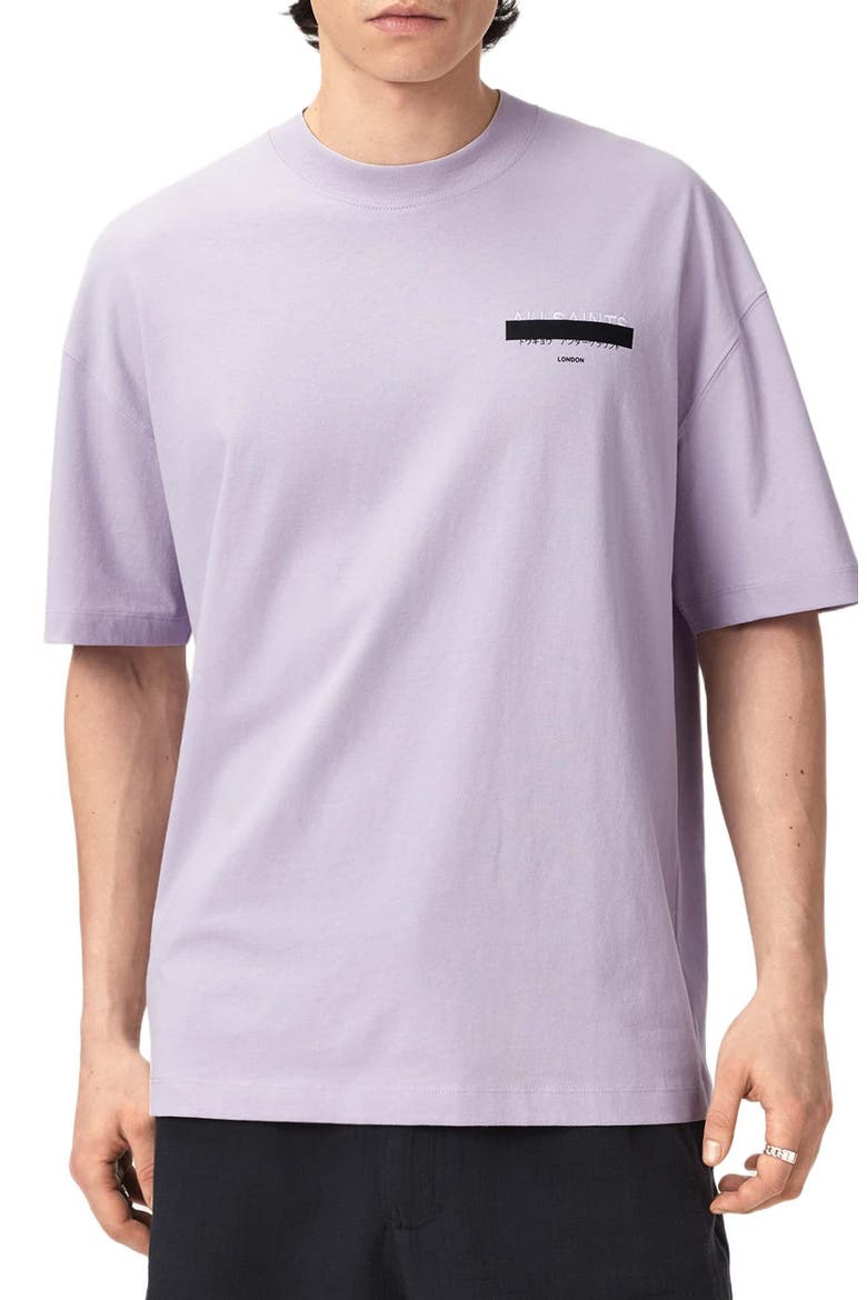 Redact Embroidered Graphic T-Shirt, Main, color, PARMA PURPLE