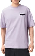 AllSaints Redact Embroidered Graphic T-Shirt