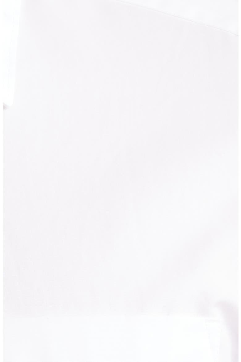 Hudson Reworked Slim Fit Solid Cotton Button-Up Shirt, Alternate, color, WHITE