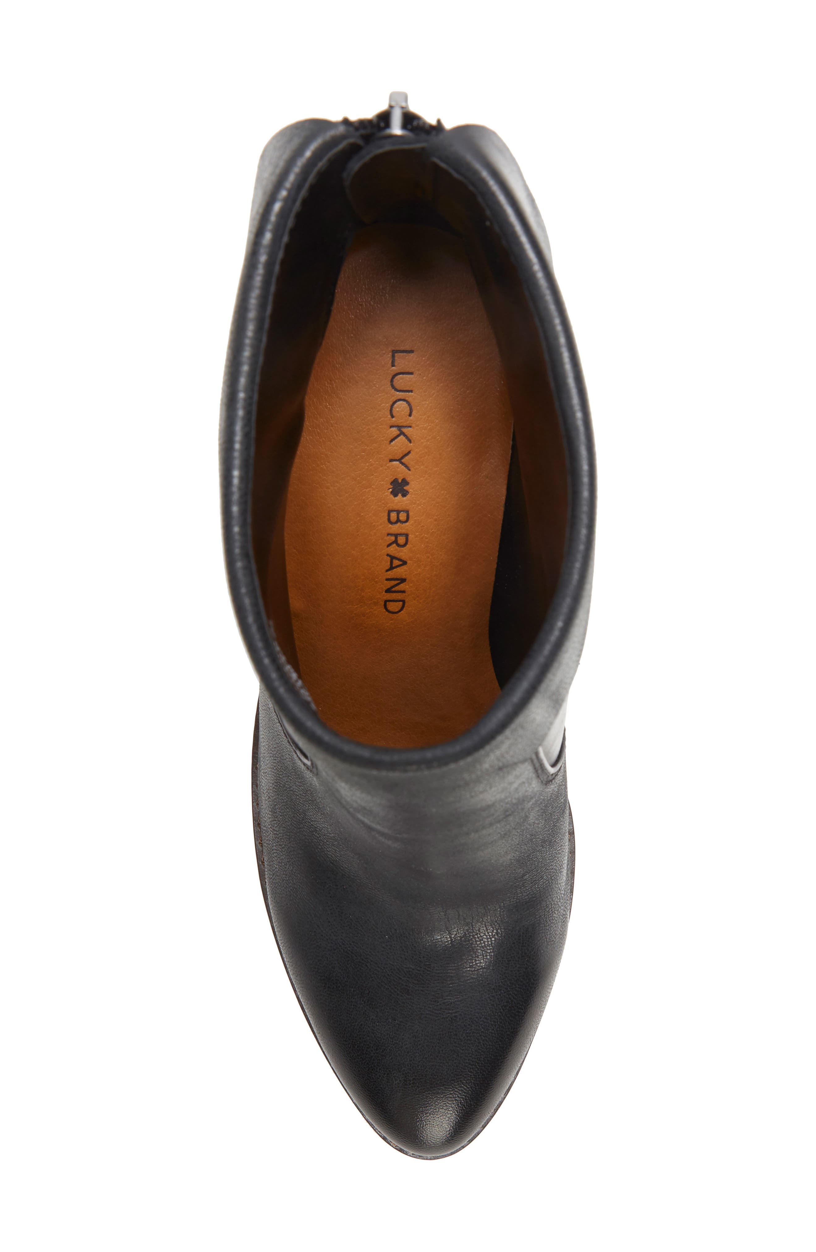 Lucky Brand Nycott Leather Bootie, Alternate, color, 