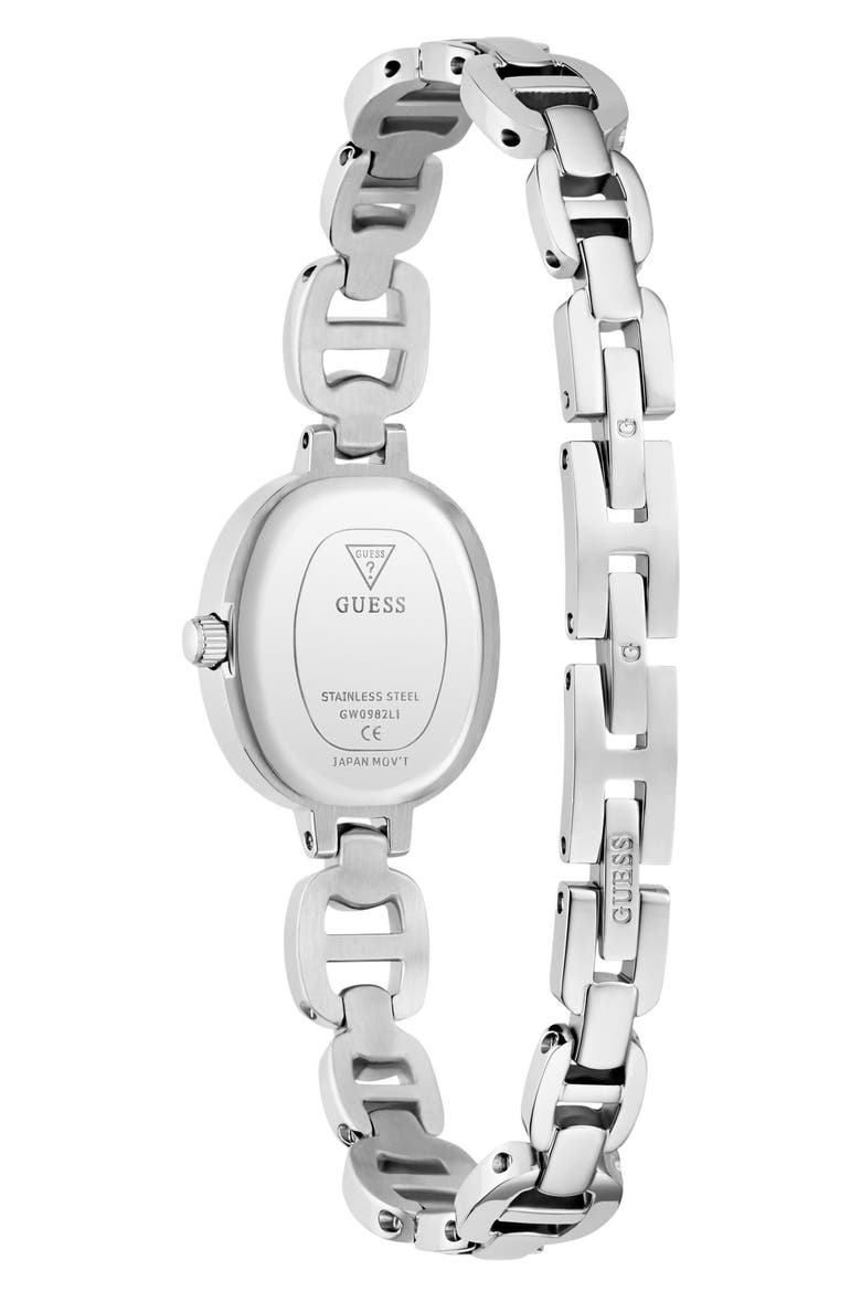 Sweet & Petite Oval Bracelet Watch, 24mm x 21mm, Alternate, color, PINK