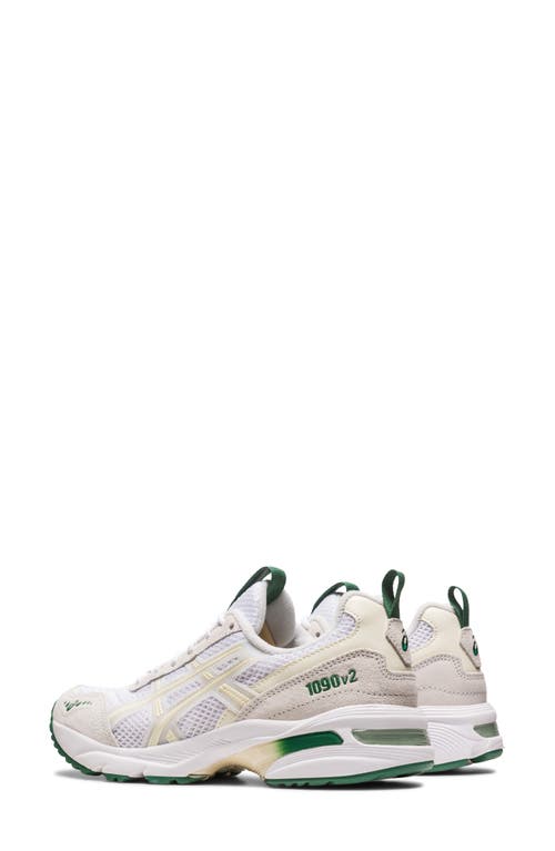Asics Gel-1090v2 Sneakers In White/glacier Grey