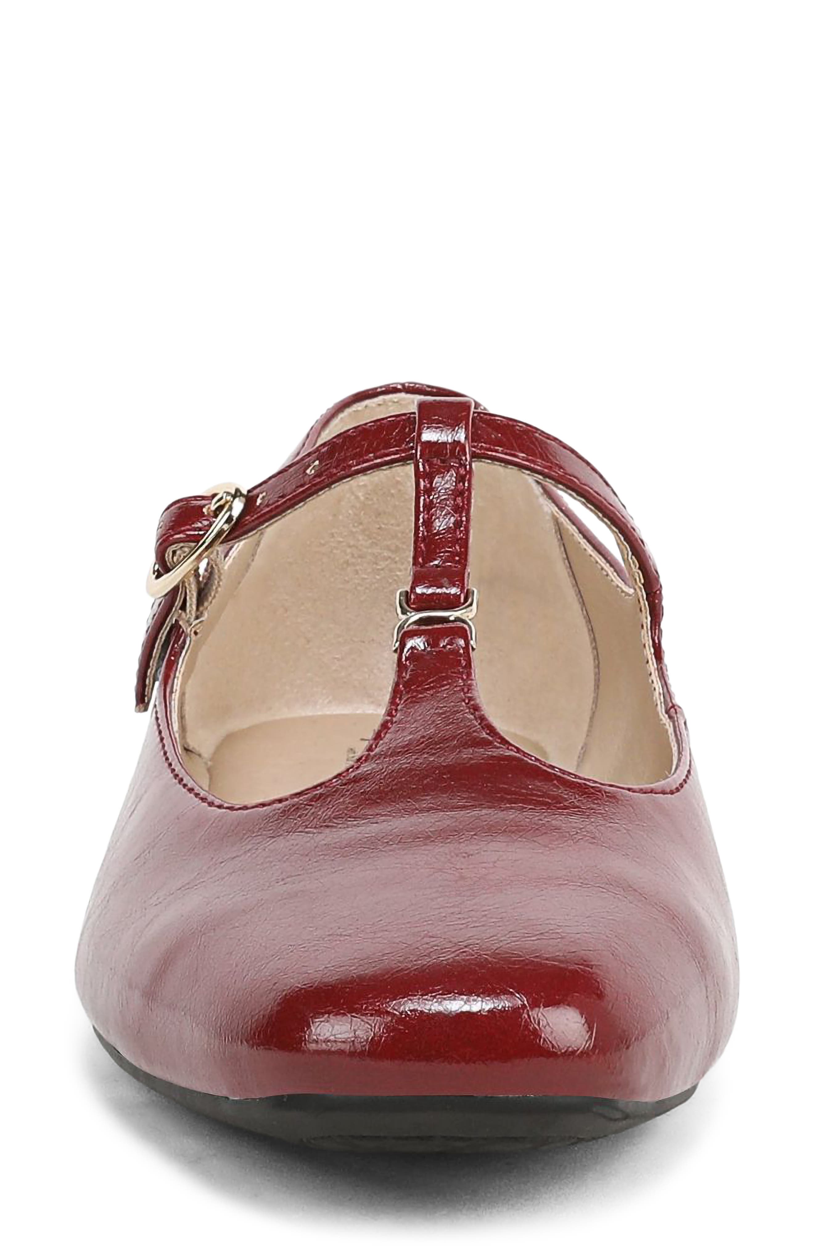 Bennett Mary Jane Flat, Alternate, color, DARK CHERRY