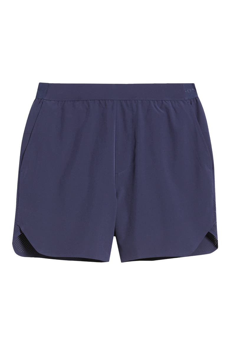 Arenac Sport Shorts, Alternate, color, MALTESE BLUE