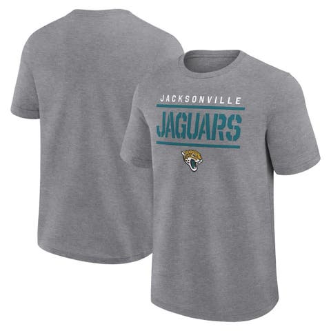 Men's Fanatics Heather Gray Jacksonville Jaguars Big & Tall Top Notch T-Shirt