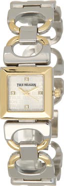 True Religion Two-Tone Bracelet Watch, 22mm
