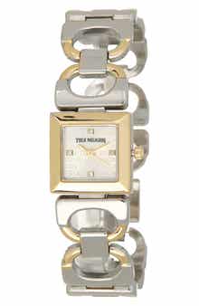 Two-Tone Bracelet Watch, 22mm