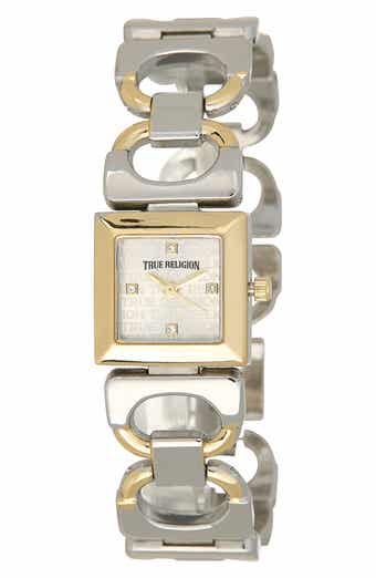 Two-Tone Bracelet Watch, 22mm