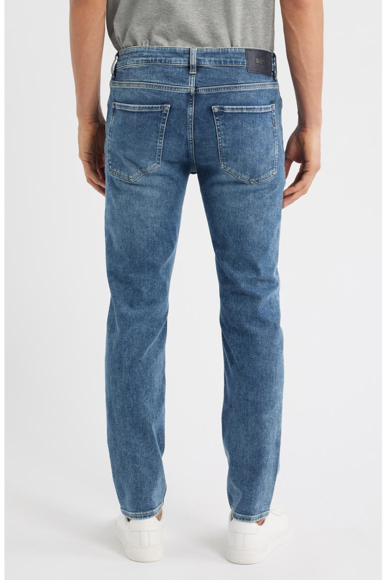 Delaware Slim Fit Stretch Jeans, Alternate, color, MEDIUM BLUE