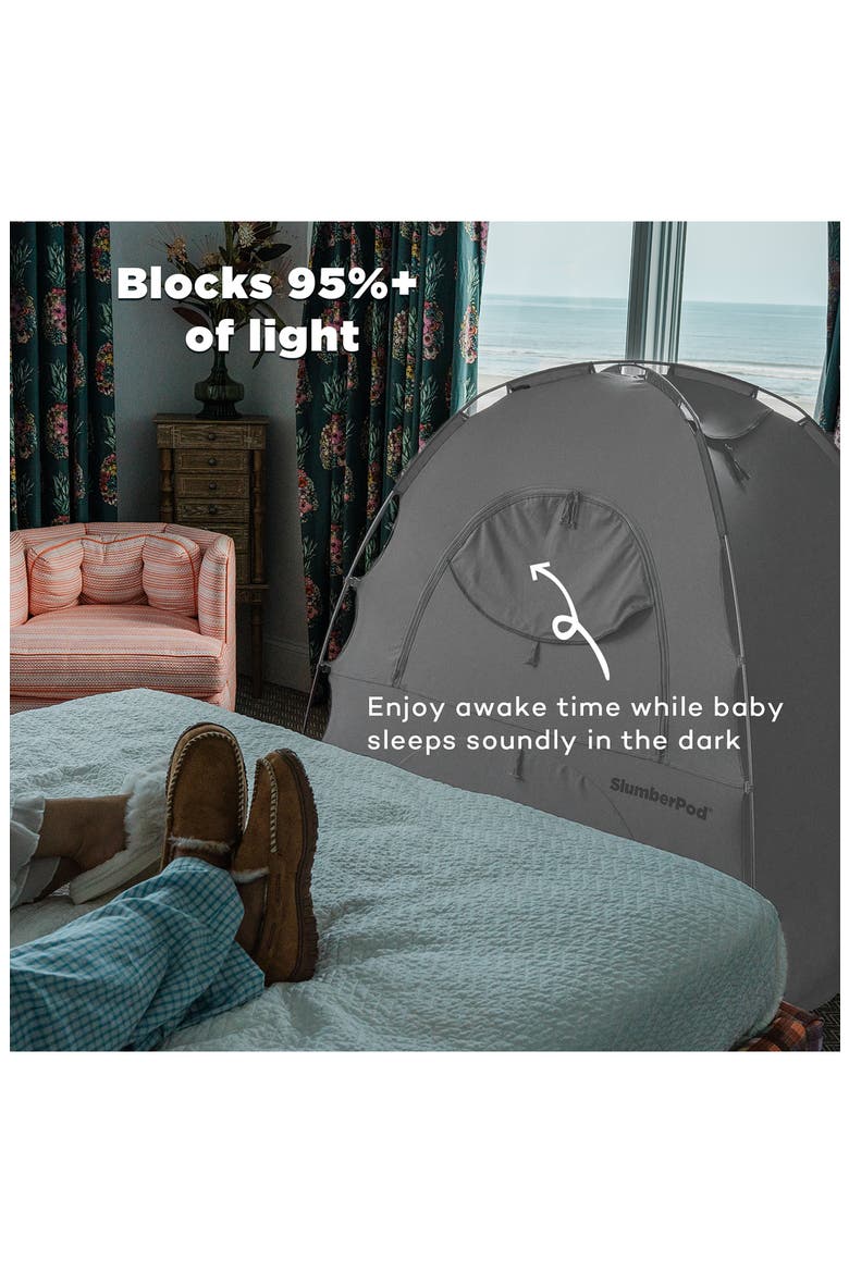 Blackout Sleep Tent & Portable Fan Set (Nordstrom Exclusive Color), Alternate, color, GRAY