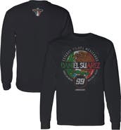 Trackhouse Racing Team Collection Men's Trackhouse Racing Team Collection Black Daniel Suarez Pancho Long Sleeve T-Shirt