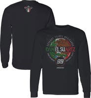 Trackhouse Racing Team Collection Men's Trackhouse Racing Team Collection Black Daniel Suarez Pancho Long Sleeve T-Shirt
