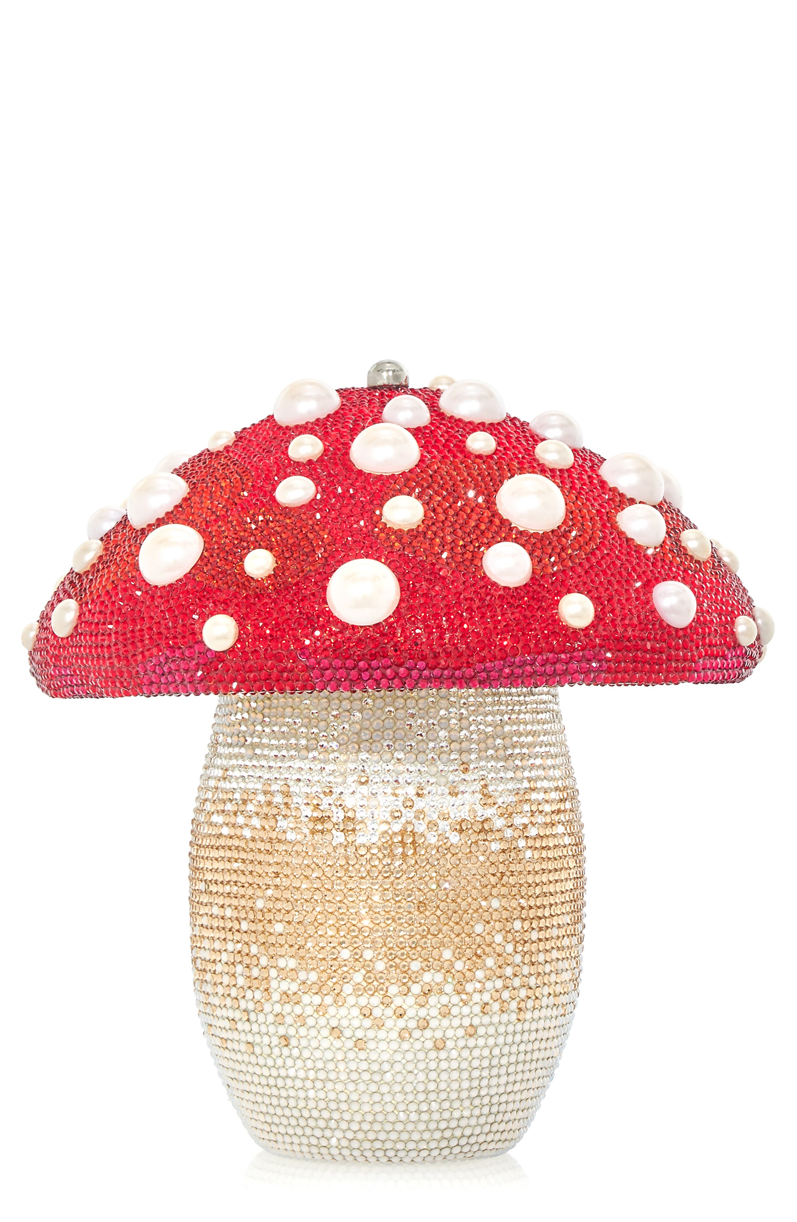 JUDITH LEIBER COUTURE x Katy Perry Crystal Mushroom Clutch, Main, color, 