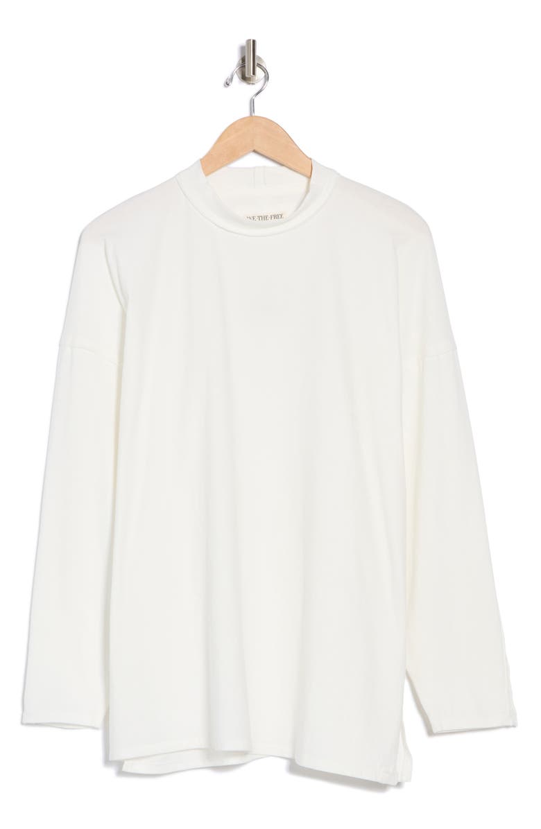 Free People Heather Long Sleeve Tee, Alternate, color, 