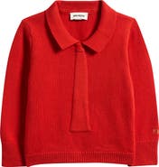 Mini Rodini Kids' Tie Sweater
