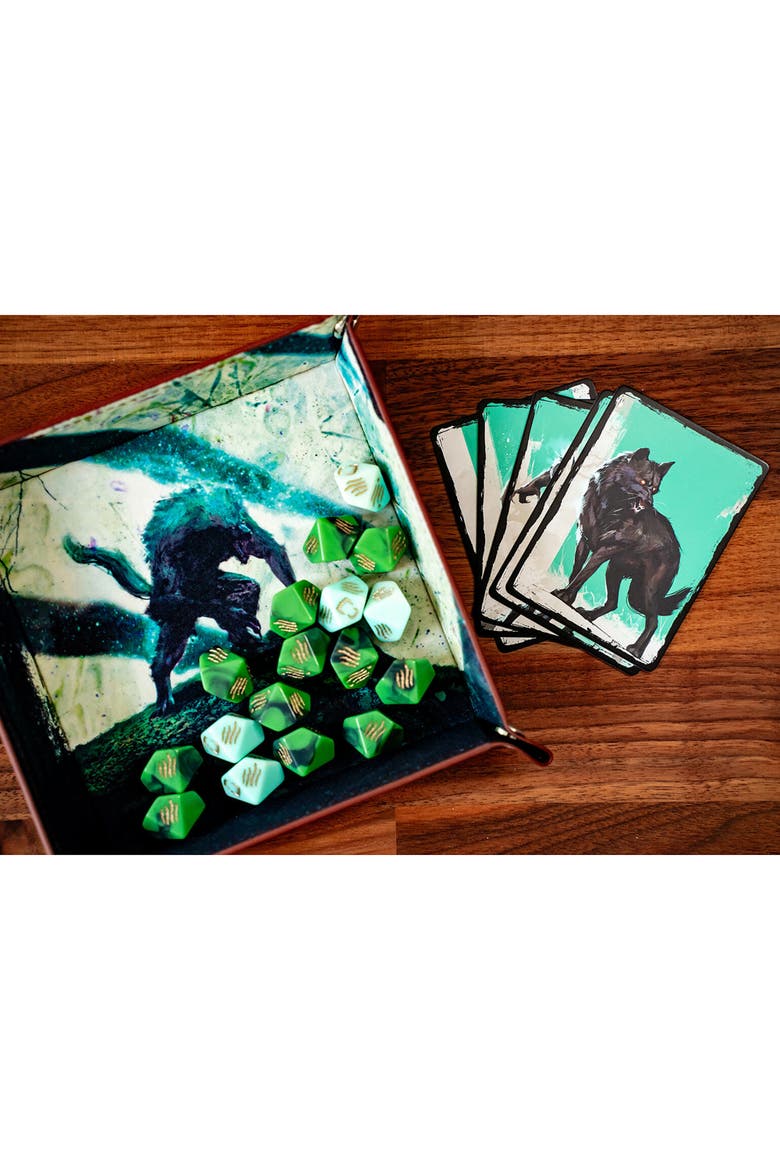 Werewolf The Apocalypse 5Th Edition Luna'S Fury Dice & Tray Pack, 17 Dice Set, Alternate, color, Multicolored