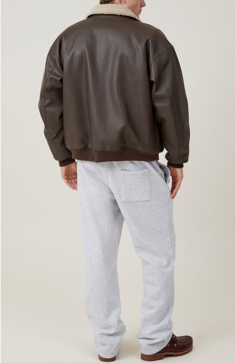 Cotton On Men's Relaxed Track Pant, Alternate, color, Grey Marle