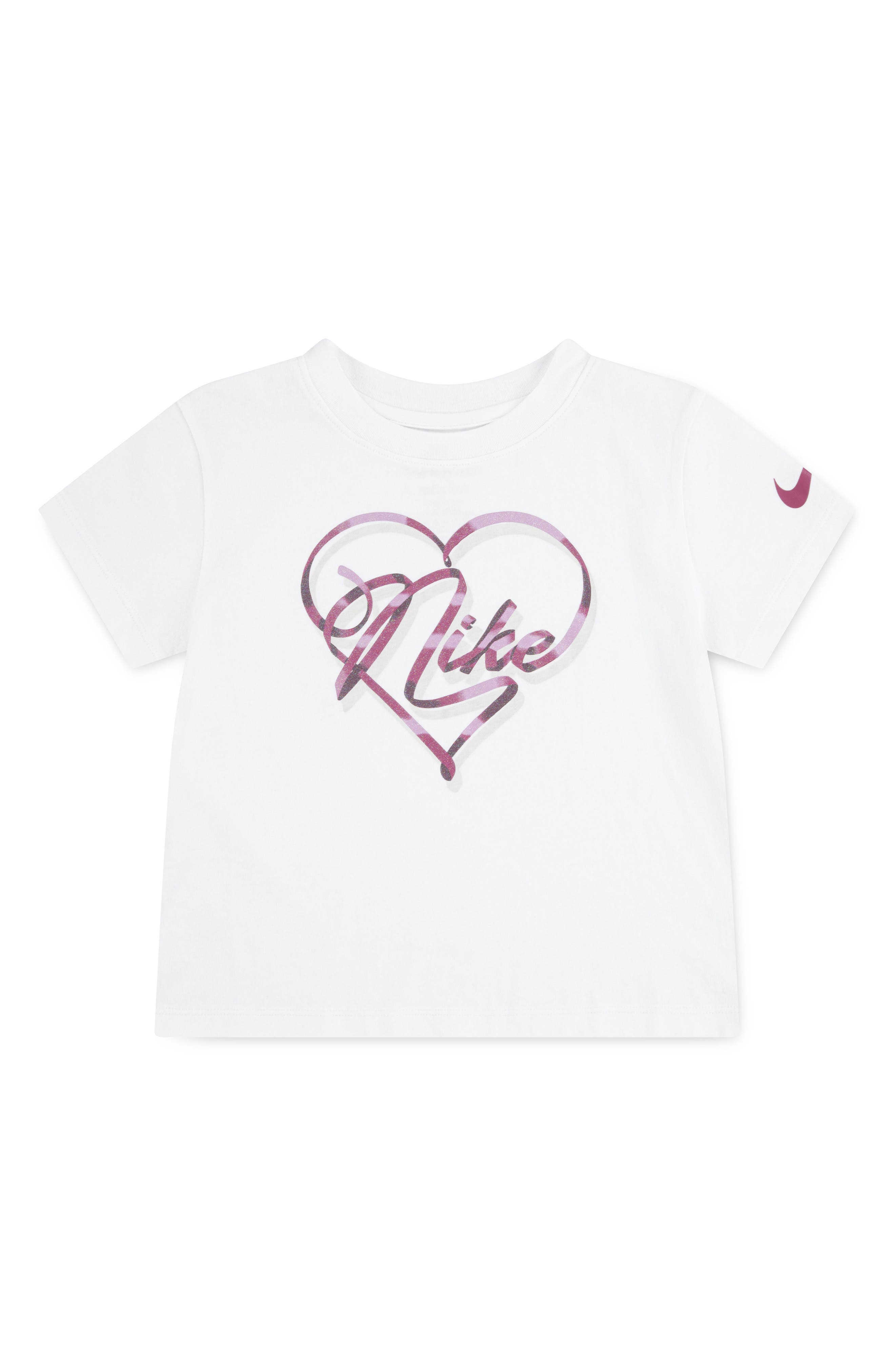 Nike Kids' Swoosh on Pointe Cotton Graphic T-shirt