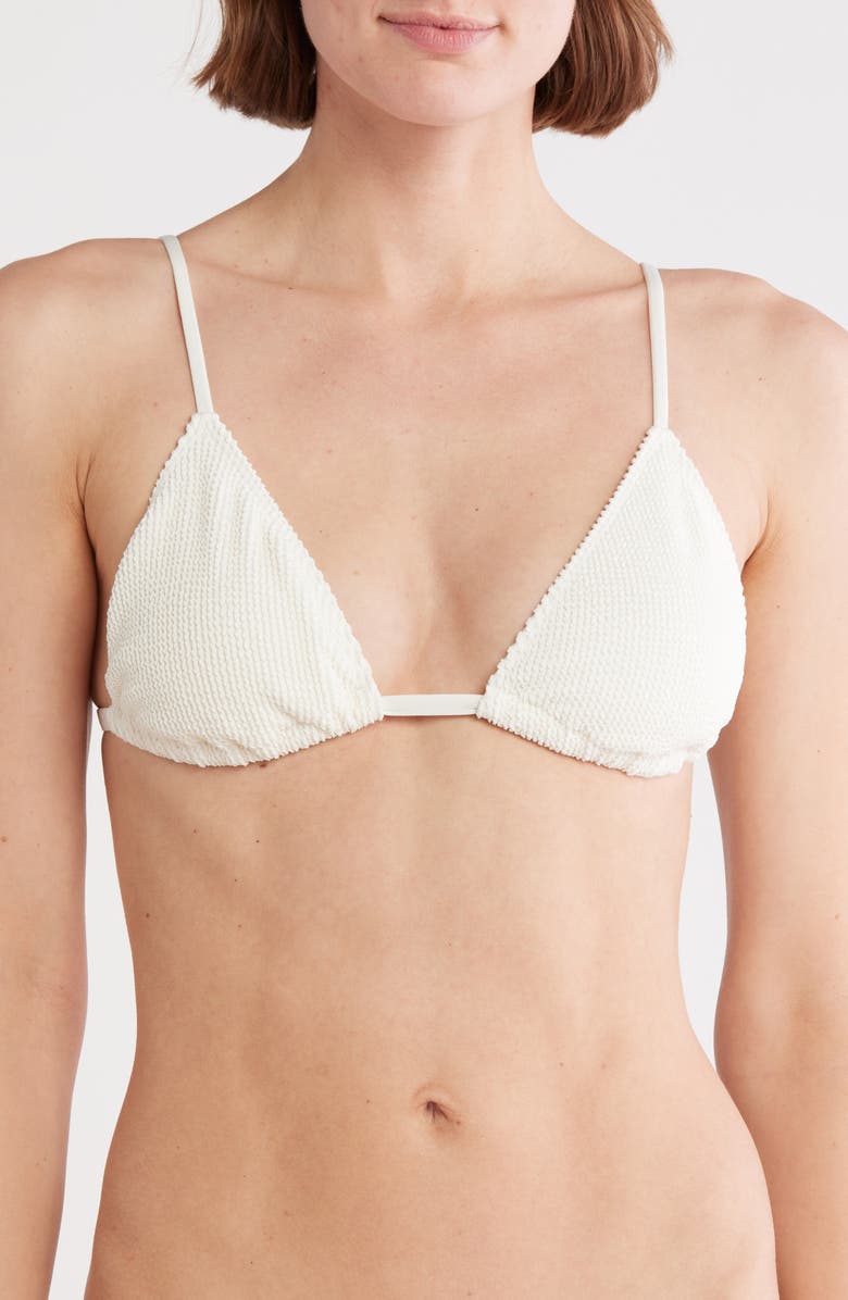 VYB Marshmallow Triangle Bikini Top, Main, color,