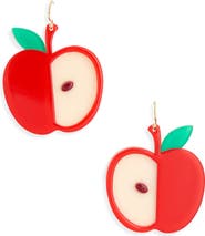 Kenneth Jay Lane Apple Drop Earrings