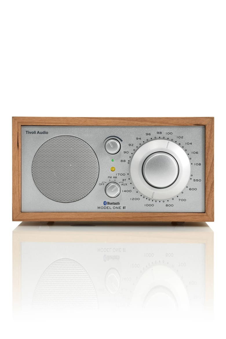 Model One Radio & Bluetooth® Speaker, Main, color, CHERRY/SILVER