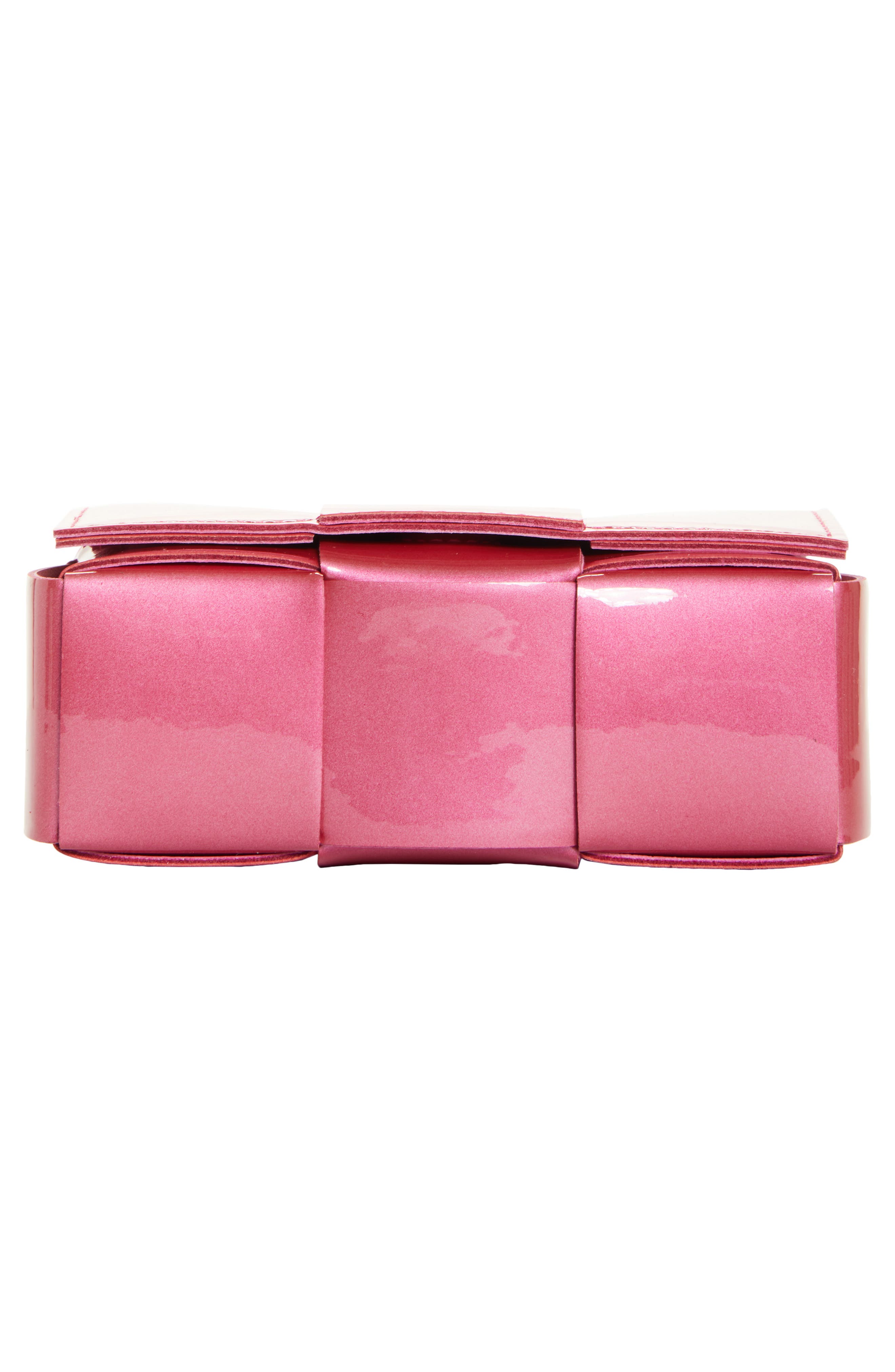 Bottega Veneta Mini Cassette Intrecciato Metallic Leather Crossbody Bag, Alternate, color, 