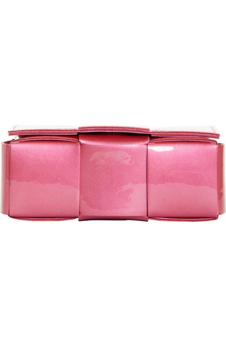 Bottega Veneta Mini Cassette Intrecciato Metallic Leather Crossbody Bag, Alternate, color,