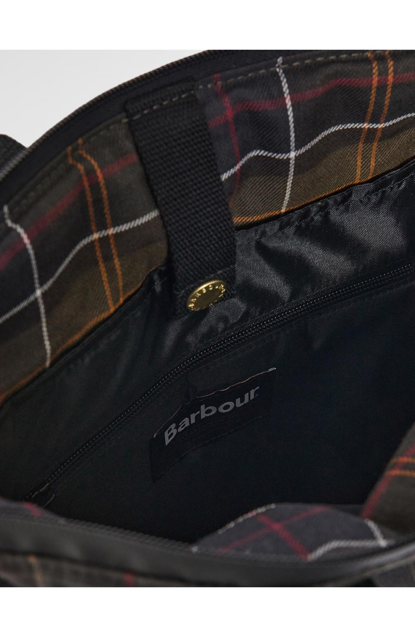 Field Tartan Waxed Backpack, Alternate, color, DARK CLASSIC TARTAN
