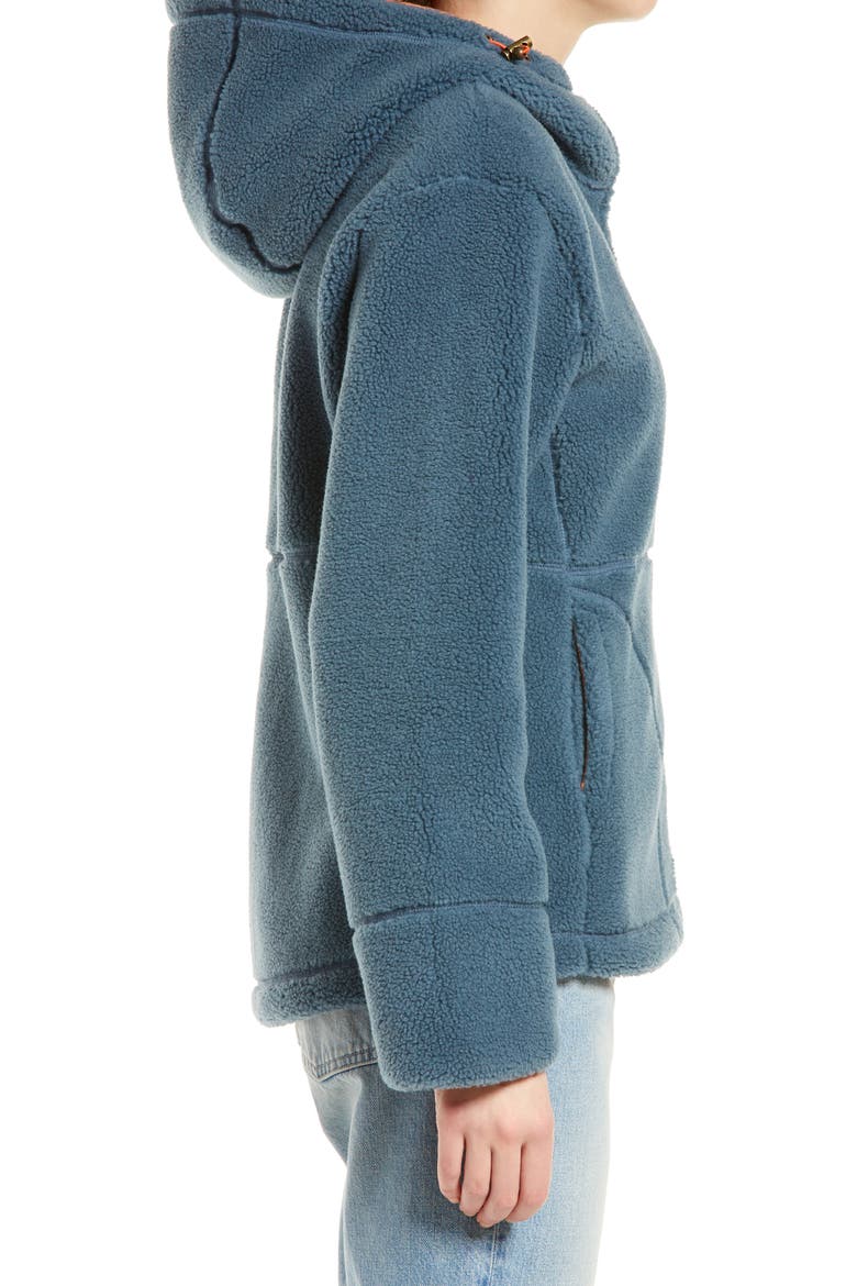 Women's Palisade Hooded Fleece Jacket, Alternate, color, STORM BLUE