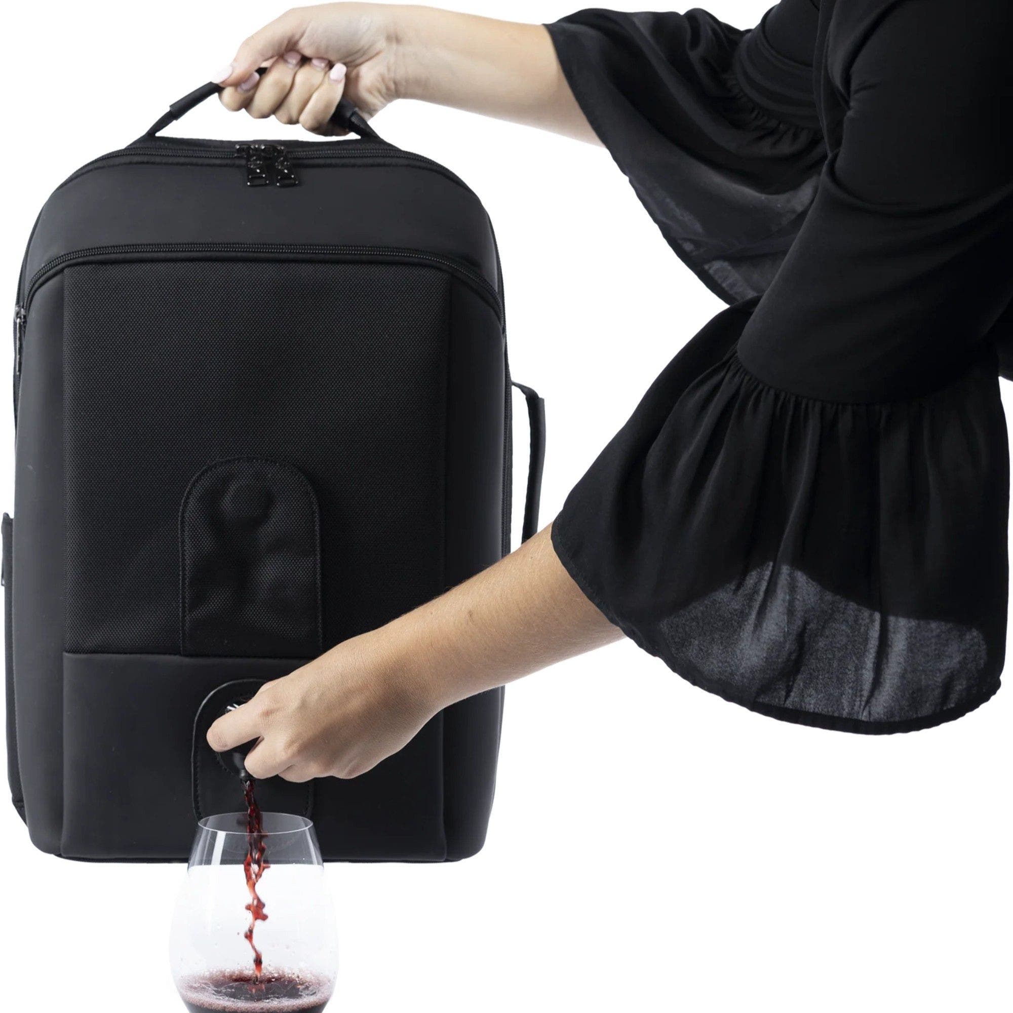 VinGardeValise VinXplorer - Wine and Beverage Backpack, Alternate, color, 
