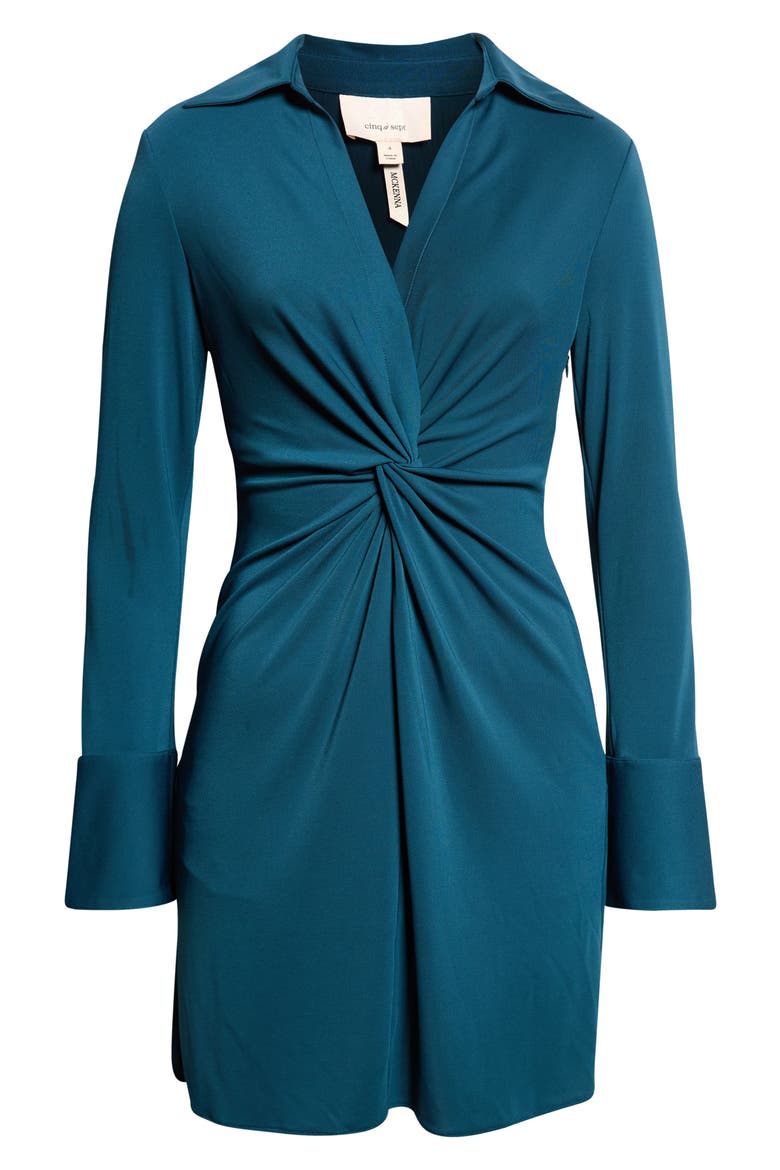 McKenna Matte Jersey Minidress, Alternate, color, STORMWATER
