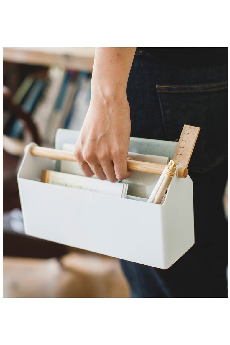 Tosca Desk Organizer, Alternate, color, WHITE
