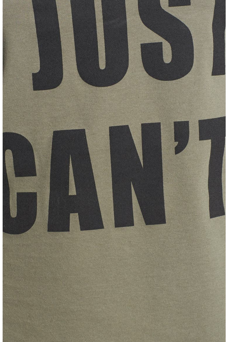 'I Just Can't' Tee, Alternate, color, OLIVE