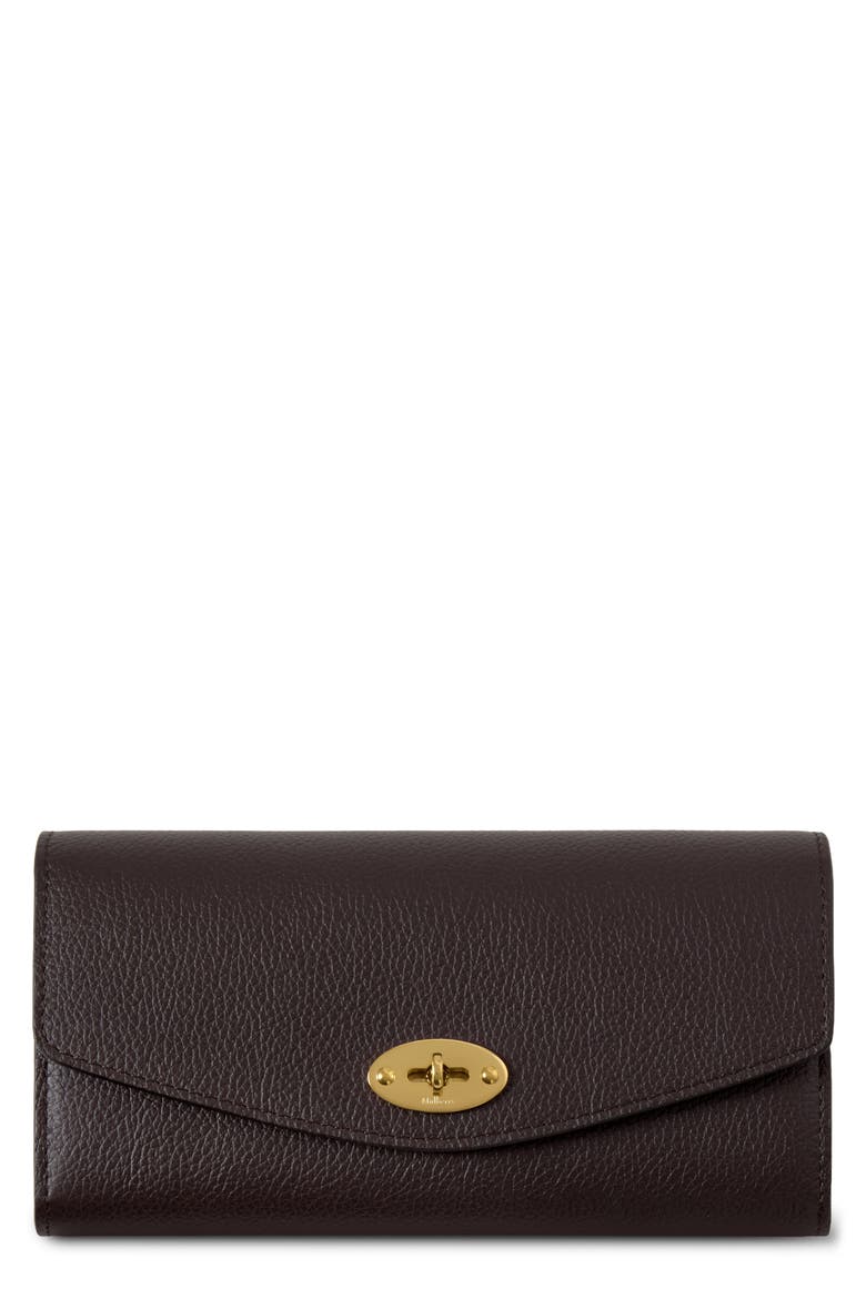 Darley Leather Wallet, Main, color, EBONY