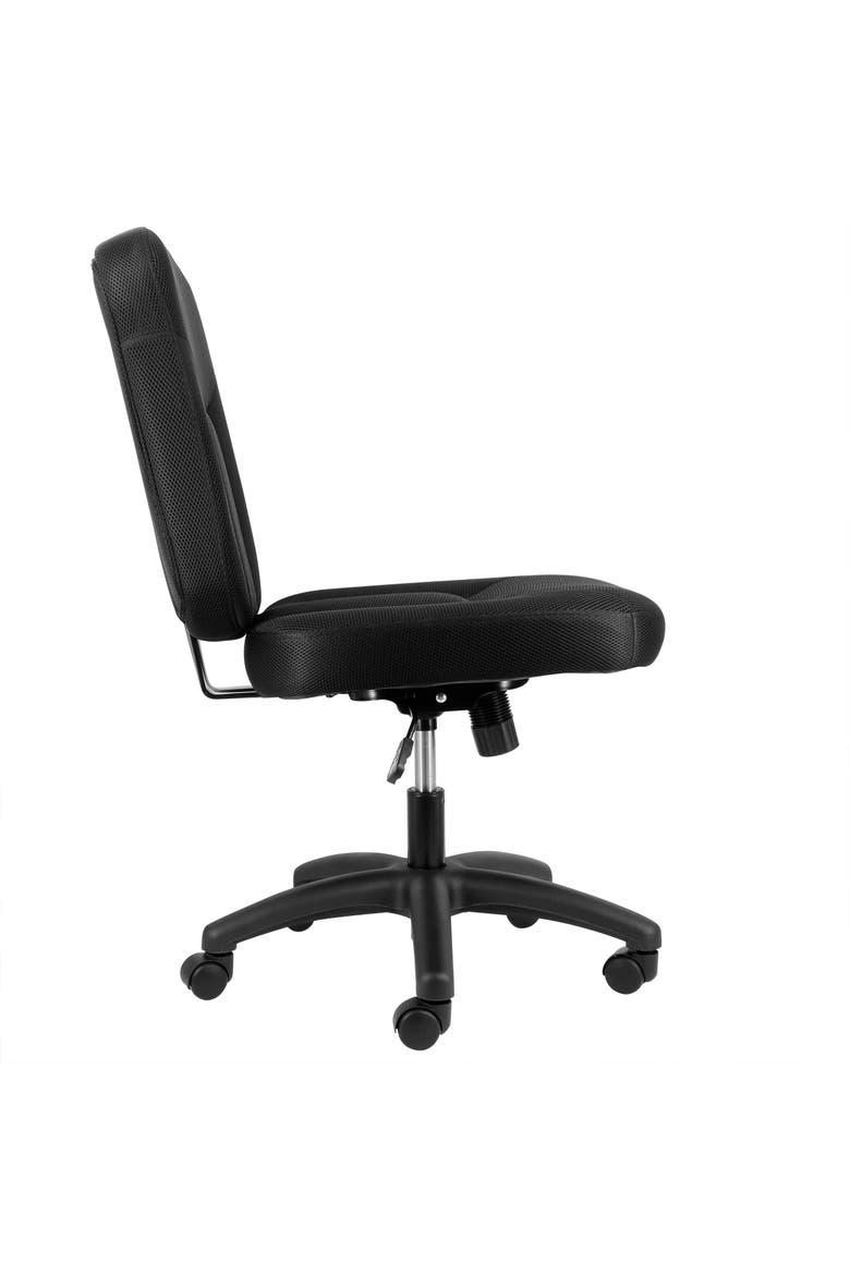High Back Adjustable Office Chair, Alternate, color, Black
