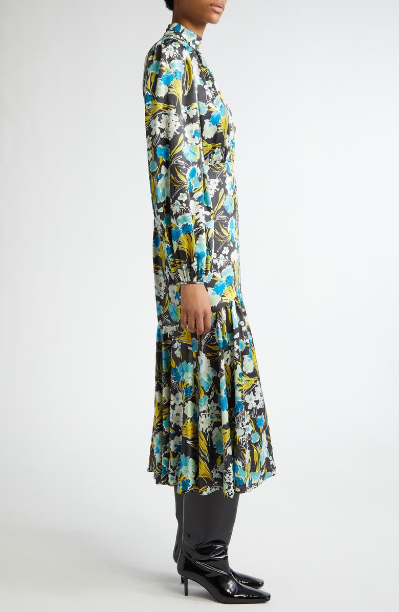 Cinq à Sept Molly Tossed Floral Long Sleeve Dress, Alternate, color, 