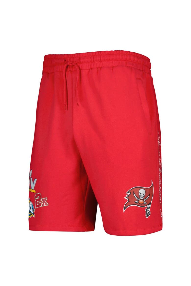 Men's New Era Red Tampa Bay Buccaneers Historic Champs Shorts, Alternate, color, Red