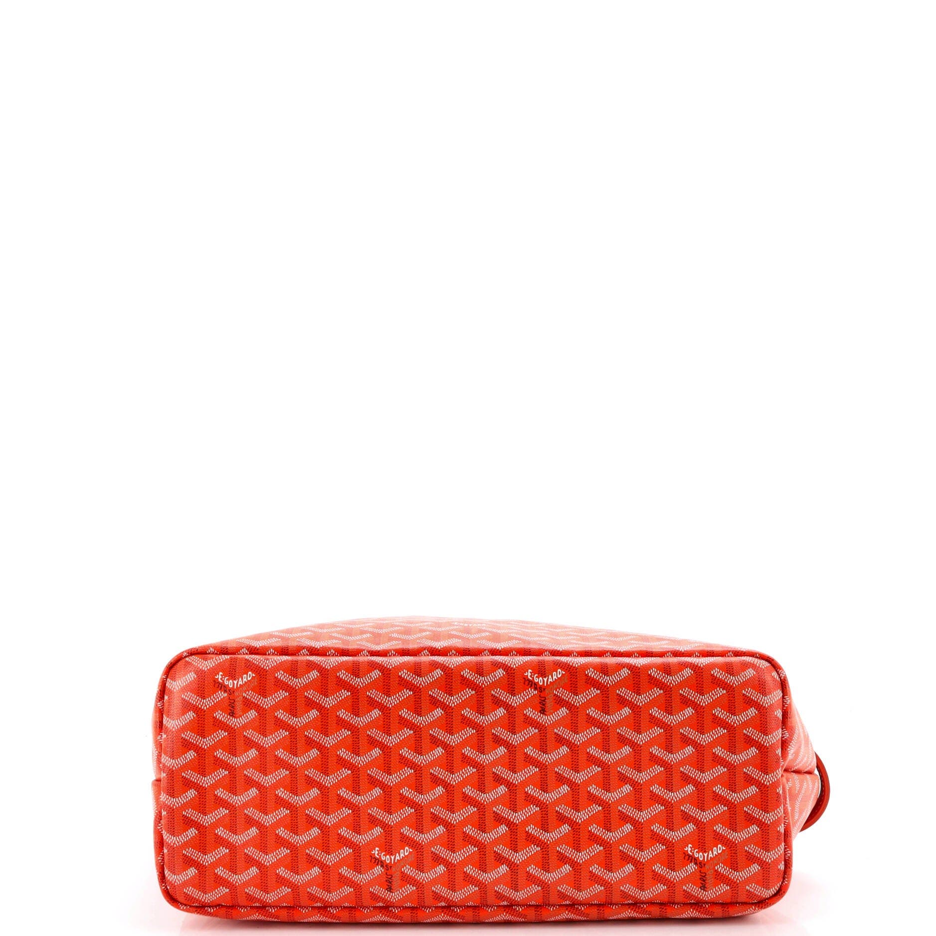 Pre-Owned Goyard Chien Gris Pet Carrier Tote Coated Canvas, Alternate, color, Orange