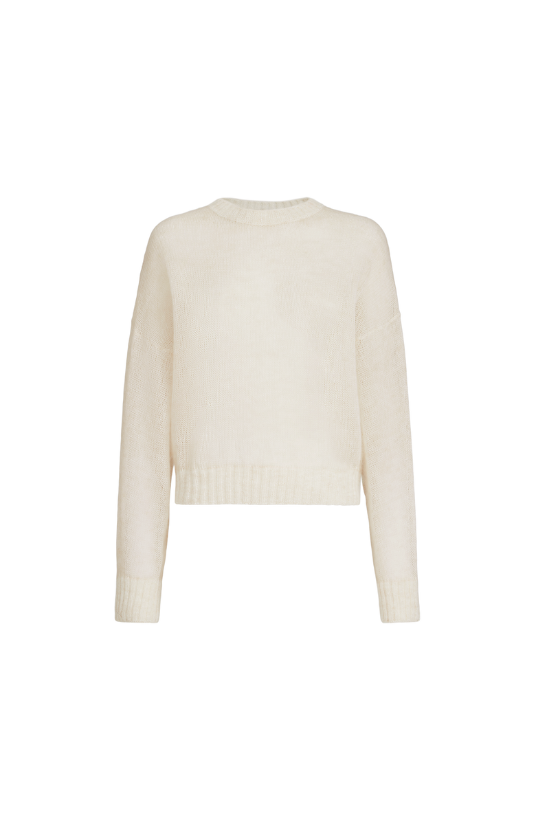 Brunello Cucinelli Mohair and wool sweater, Main, color, Ivory